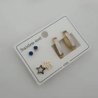 Çelik taşlı oval halkalı 6 set