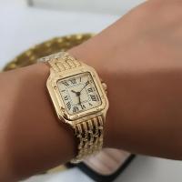 Kare model gold renk saat