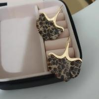 Leopar midye model küpe 