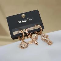 Vip denizati 3 lü küpe set