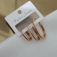 Vip marka model 3 lü oval küpe set